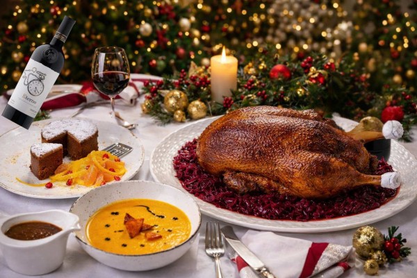 XL Gänsebraten Menü 8 Personen