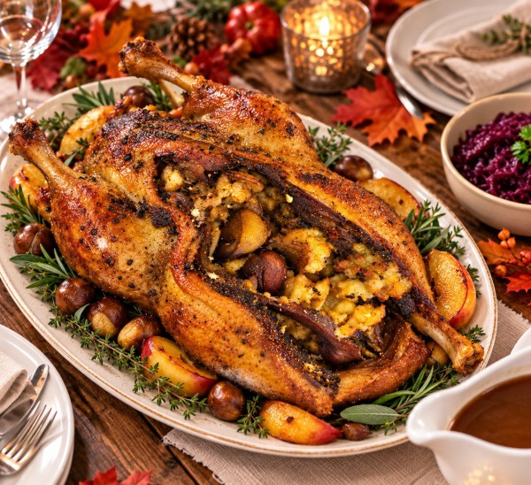 Entenbraten mit Schönheitsfehlern